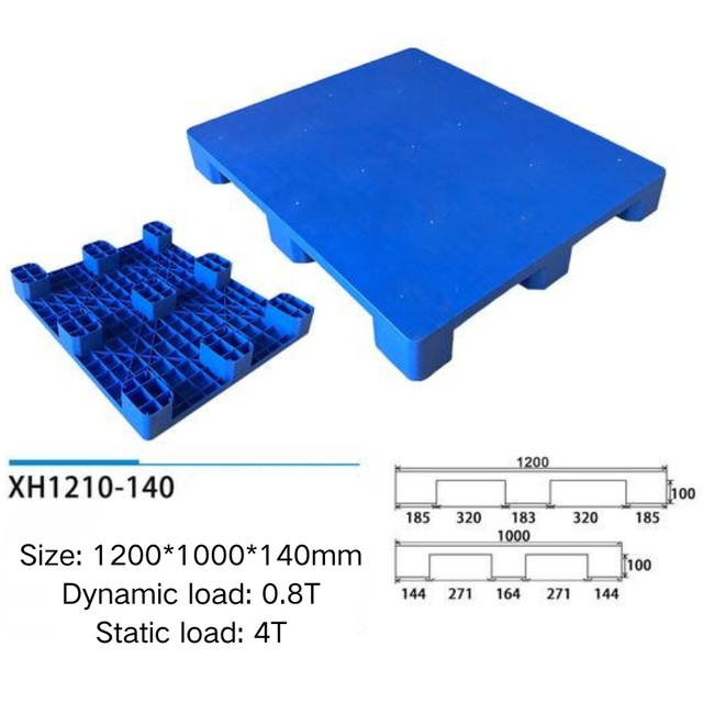 Light-Duty Nine-Leg Flat Plastic Pallet
