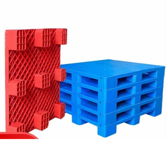 1210 Heavy-Duty Nine-Leg Flat Plastic Pallet