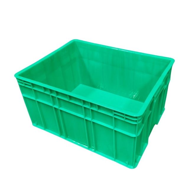 No 3 Heavy-Duty Plastic Turnover Crate with Optional Lid