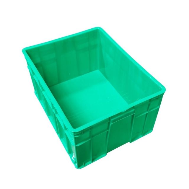 No 3 Heavy-Duty Plastic Turnover Crate with Optional Lid